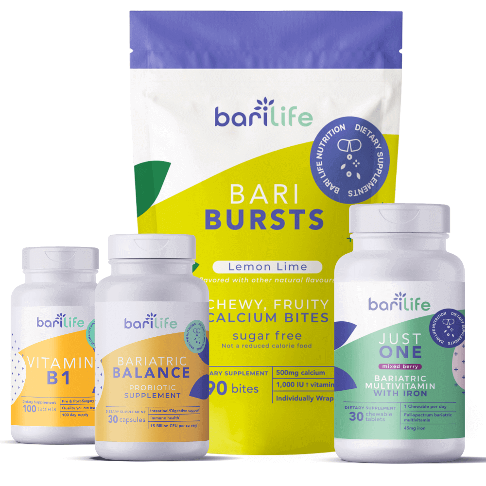 Bari Life Lemon Lime Chewable Bursts & Vitamins